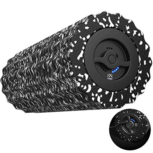 FITINDEX Electric Foam Roller 4 - Speed Vibrating Yoga Massage Muscle Roller, Deep