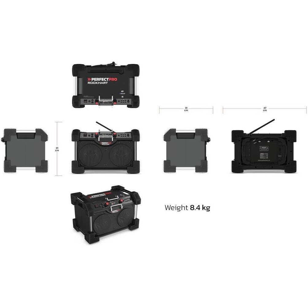 Radio de Chantier ROCKHART - 8.8 kg - D-Work