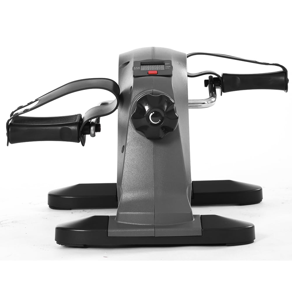 BAKAJI Pedaliera Allenamento Braccia Gambe Cyclette Cycle Bike Ginnastica Passiva Esercizio Fitness Riabilitazione Anziani