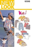 New Look Schnittmuster 6398: Kindertrennungen, Größe A, Papier, Weiß, A (2-3-4-5-6-7)