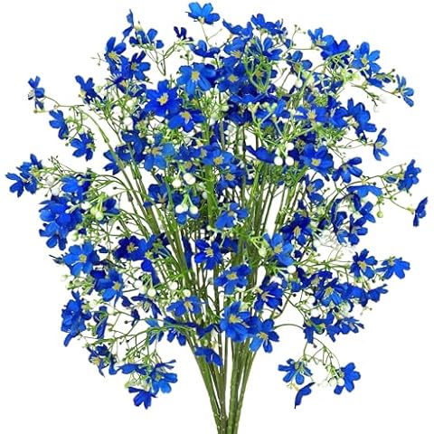 MEIVINES 8 Bundles Artificial Silk Daisy Flowers Cover