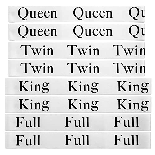 SARAHS Gardiens de Feuilles - Organisateurs de Feuilles et Stockage | Drap de lit élastique, Organisateur de Placard de Bandes de literie de Stockage pour la buanderie de dortoir de Garde-Robe