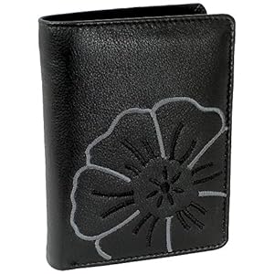 Branco leren portemonnee damesportemonnee damesbeursje zwart | rood | taupe | Berry | blauw | olijf – zeer hoogwaardig – portretformaat, zwart