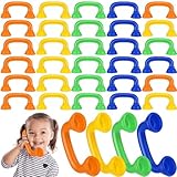 Shappy 30pcs Reading Phones for Classroom Auditory Feedback Phone Manipulatives for Preschool Children Accelerates Reading Fluency and Pronunciation Toy Tool Supplies (Bright Colors)