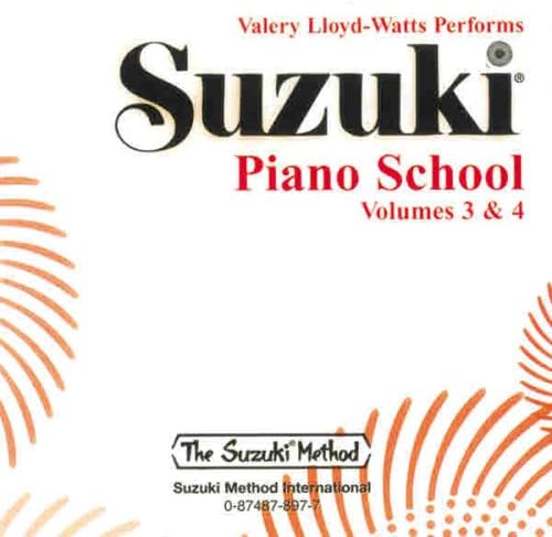 Suzuki Piano School, Vol 3 & 4 Audio CD โ Audiobook, November 1, 1996