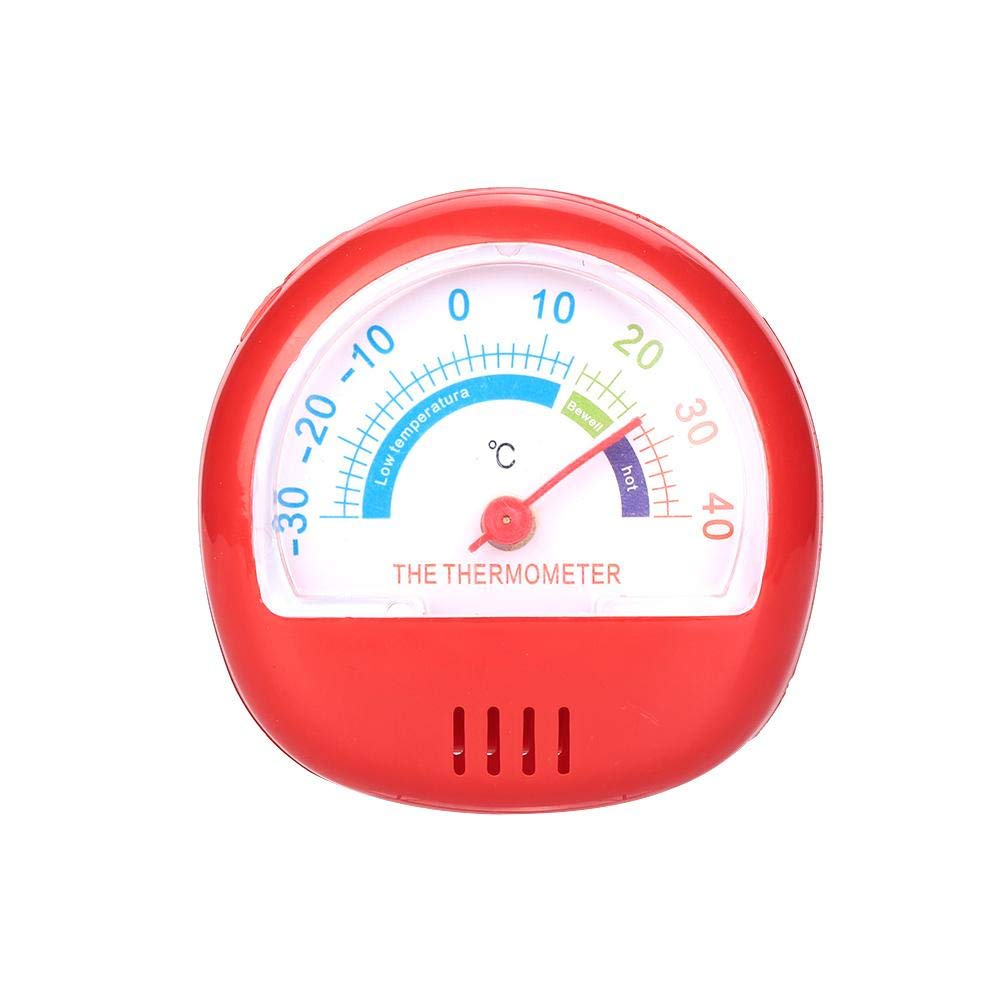 Termometro Frigo e Congelatore, Rosso, Meccanico, Analogico, ABS, 1 Unità
