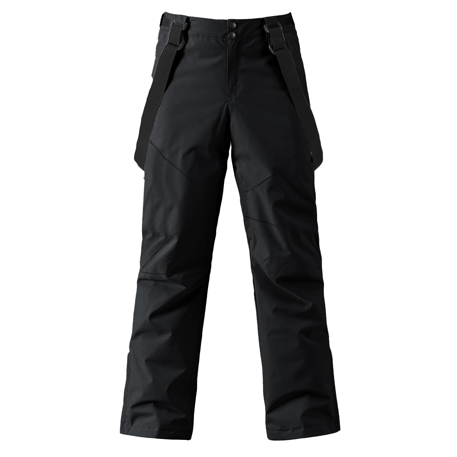YEEFINE Men's Waterproof Snow Ski Pants Insulated Warm Winter Outdoor Snowboard Bibs with Suspenders