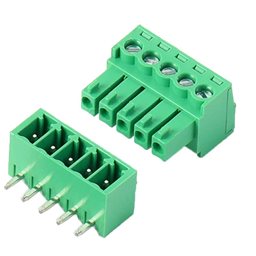 Morsettiera Per Circuito Stampato RS PRO Femmina A 2 Vie, 1 Fila, Passo 5mm, Montaggio Su Foro