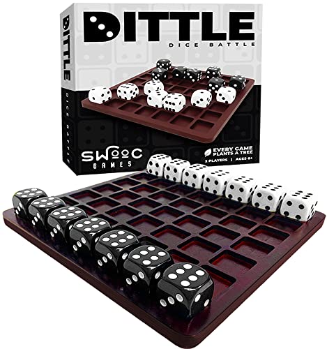 Dittle™- Dice Battle | 2 Player Dice Games for Adults | Adult Board Games for 2 Players | Best Two...