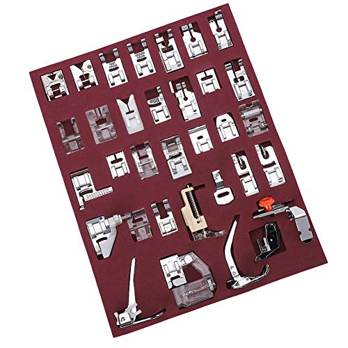 Set de 32 Pies Prensatelas para Máquina de Coser miniatura 4