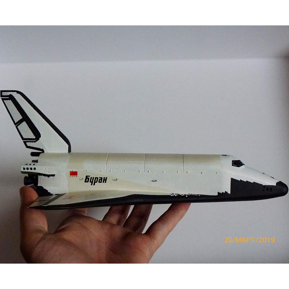 Space Shuttle Buran - Kit de cohete soviético a escala 1/144, instrucciones de montaje en idioma ruso, modelo de transbordador ruso, cohete Buran, avión espacial, tormenta de nieve, modelo de la Unión