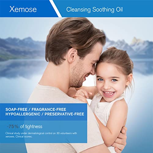 Uriage Xemose Cleansing Soothing Oil 17 Fl.oz. | Face And Body Cleanser That Brings Instant And Long-Lasting Comfort To Very Dry Skin & Soothes Itching Sensations | Soap-Free, Fragrance-Free #TOP4