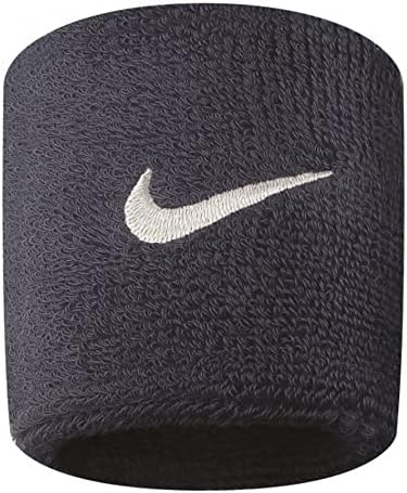 3. Bild von Nike Unisex-Youth Swoosh Gelenkband, Black/White, One Size (2er Pack)