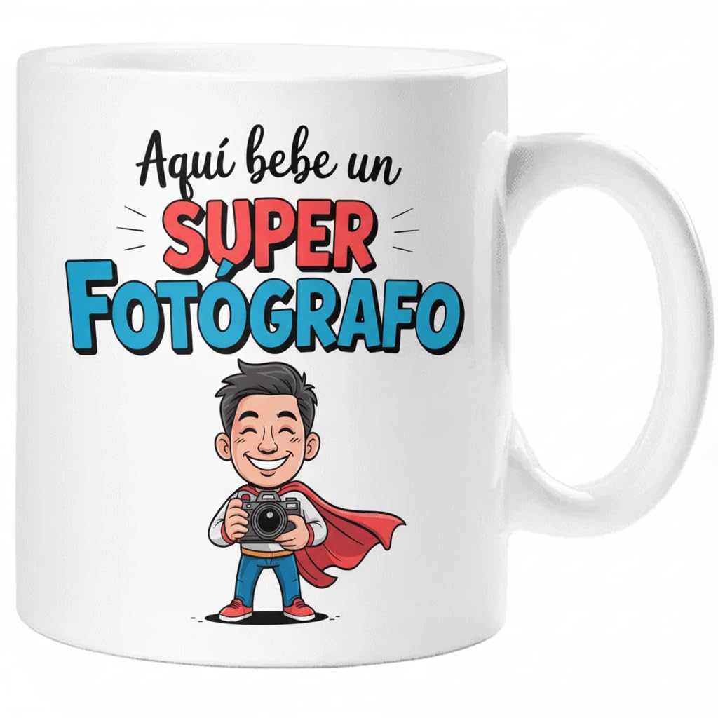 Taza SUPER POLICÍA – Regalo Original para POLICÍA | Taza de Cerámica 325ml con Diseño Superhéroe | Apta Microondas y Lavavajillas — view 41