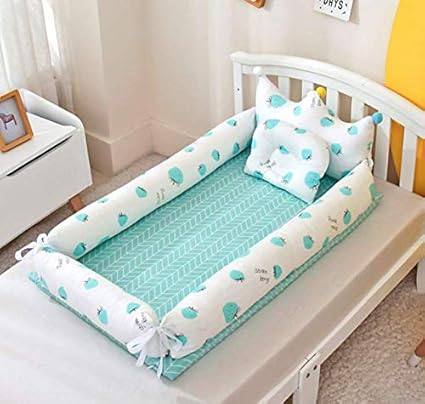 Amazon ベッドインベッド 防水シーツ付き 枕付き 添い寝ベッド ベビー布団 ベビーベッド ベッドガード 王冠型 いちご ブルー 乳幼児用ベッド ベビー マタニティ 通販 Amazon ベッドインベッド 防水シーツ付き 枕付き 添い寝ベッド ベビー布団 ベビーベッド ベッドガード 王冠型 いちご ブルー 乳幼児用ベッド ベビー マタニティ 通販