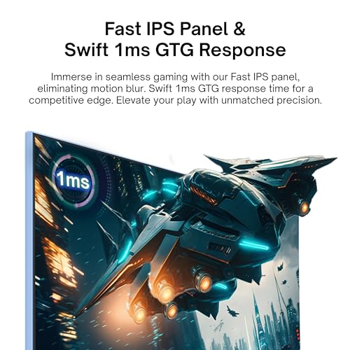 Image of Pixio PX248 Wave Blue 24 inch 200Hz Refresh Rate FHD 1080p Resolution Fast IPS Panel 1ms GTG Response Time Built-in Speakers Gaming Monitor with Adaptive Sync