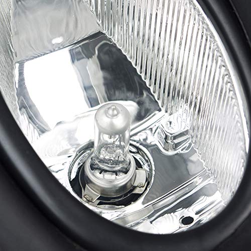 Carpartsinnovate Fits 03-05 Honda Accord 4Dr Sedan Clear Fog Lights Driving Bumper Lamps+Switch