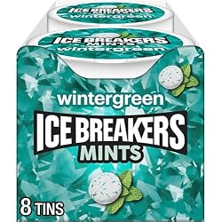1 of ICE BREAKERS Wintergreen Sugar Free Mints Tins, 1.5 oz (8 Count)