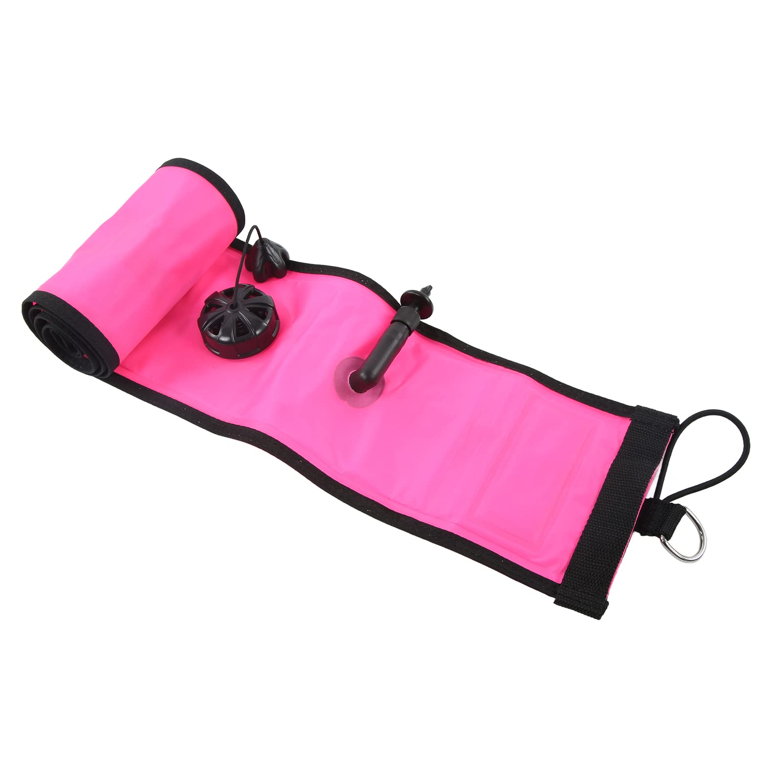 Gavigain Boa di segnalazi di Superficie in Nylon Durevole Boa di segnalazi di Superficie Gonfiabile ad Alta visibilità Striscia ttente di Sicurezza per Immersioni subacquee