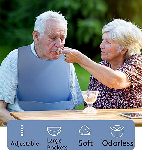 Silicone Bib,Adjustable,Full Silicone Waterproof,No Clean For Babies,Children #TOP1