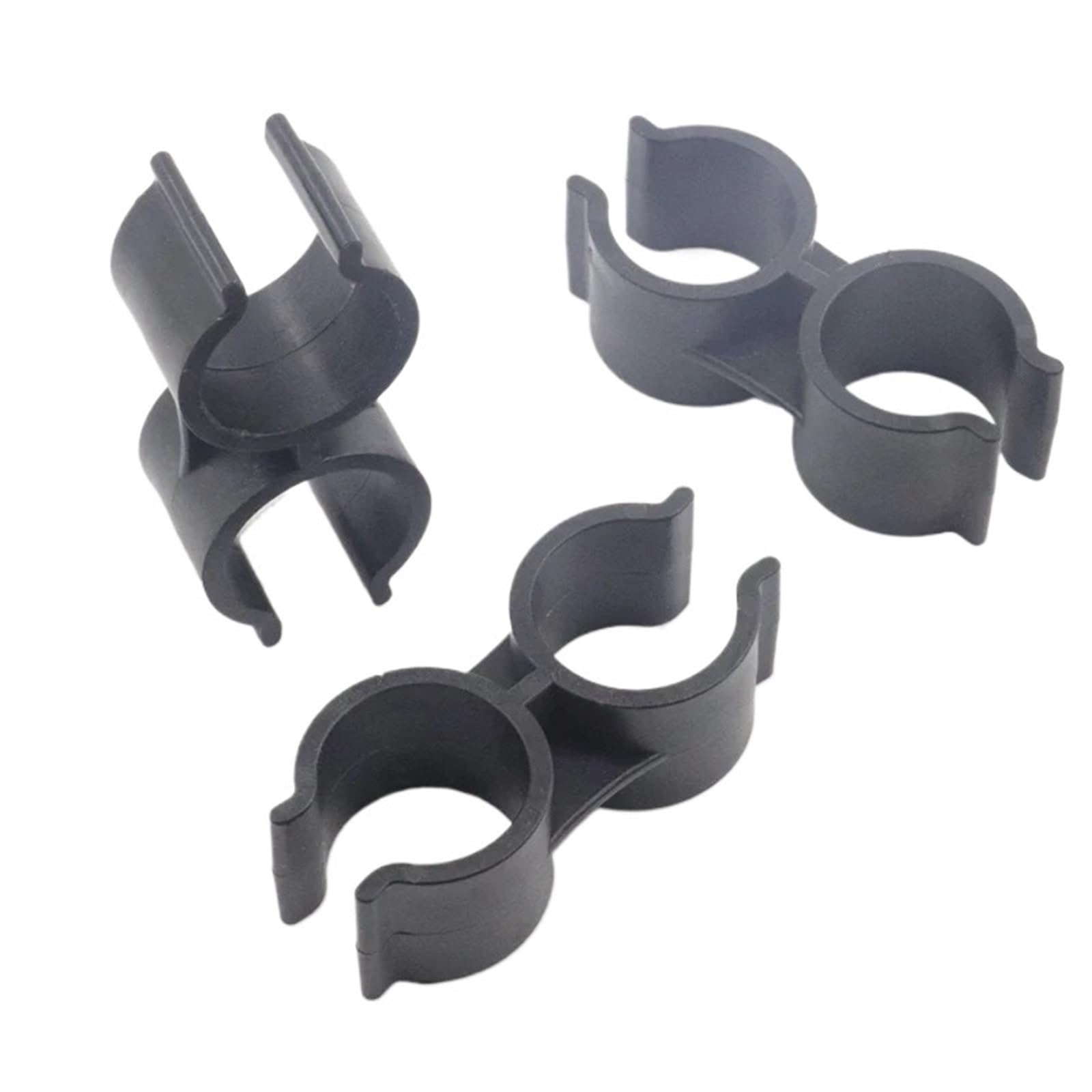 10pcs 20/25/32mm Type H PVC Pipe Clamp Aquarium Fish Tank Water Supply Tube Brace Retainer Garden Water Pipe Support Fixing Joint(I.D 32mm)