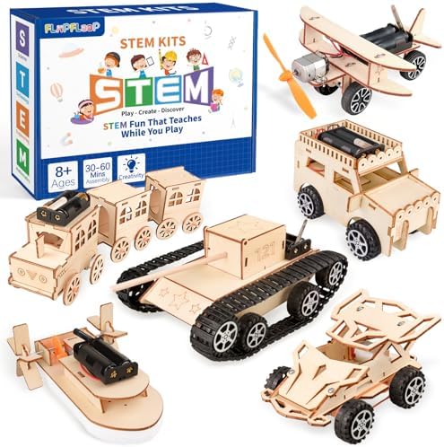 6-in-1 STEM Kits for Kids Age 8-12, Educational STEM Toys for Boy...