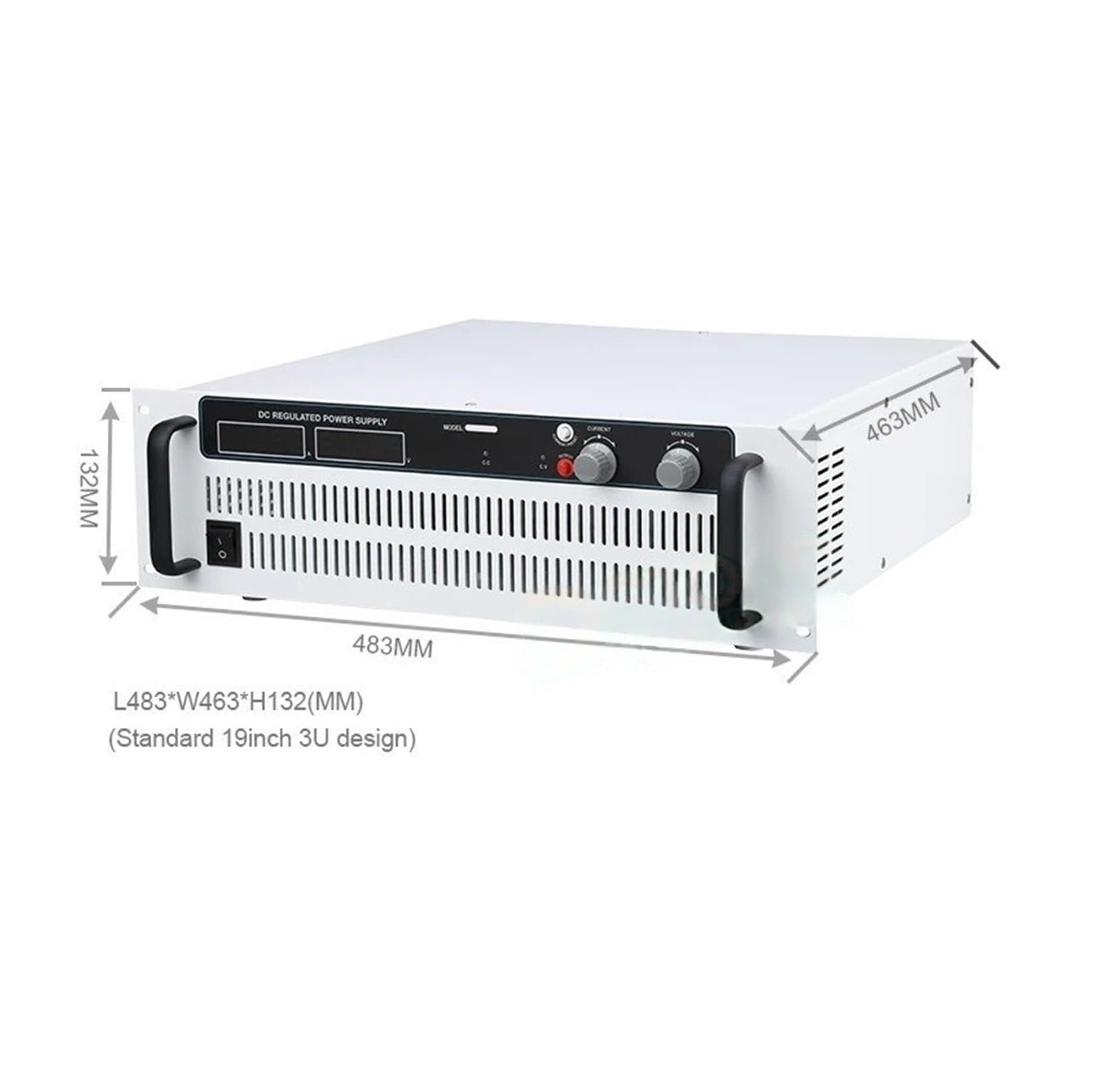 Fuente de alimentación CC Ajustable programable de 220 V CA a 500 V CC, 12 A, 15 A y 16 A(0-500VDC 0-16A)