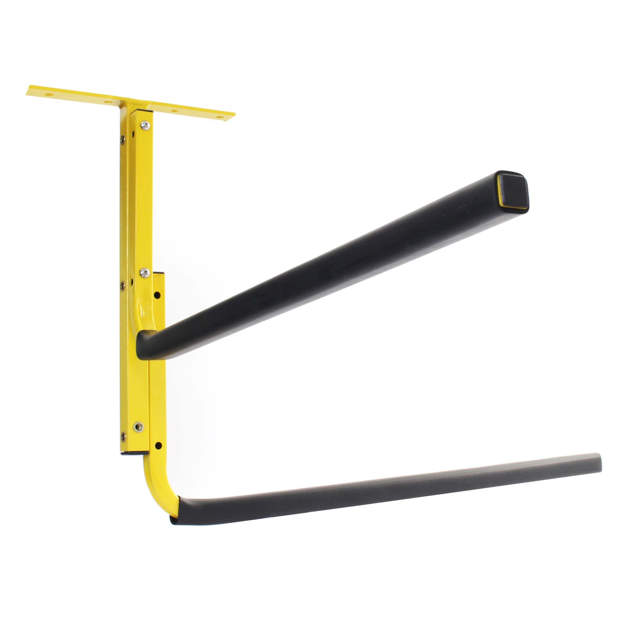 WilTec Support de Plafond pour Planches Surf, Kayaks, Canoes, Snowboards, Sup - 315 x 100 x 870 mm - Charge Max. 45 kg - matériel de Montage Fixation Suspension Stockage Rangement