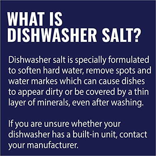 Dishwasher Salt - All-Natural Water Softener Salt For A Clean Finish - Compatible With Bosch, Miele, Thermador, Whirlpool Dishwashers And More - Food-Grade Coarse Sea Salt (5 Lb Bag) - Sea Salt Superstore #TOP2