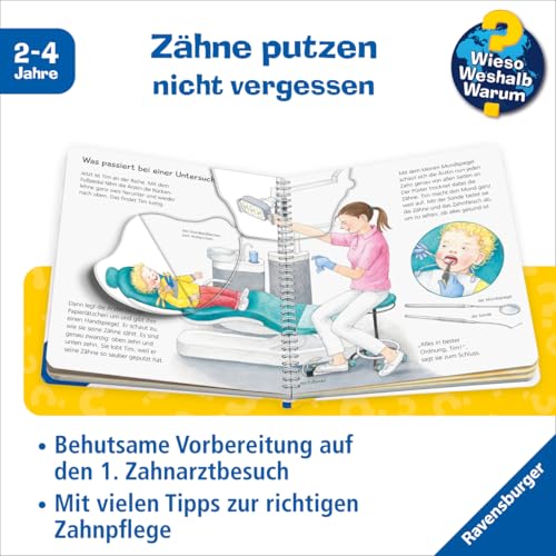 Wieso? Weshalb? Warum? junior, Band 64 - Komm mit zum Zahnarzt (Sachbuch ab 2 Jahre - mit Klappen) (junior, 64)