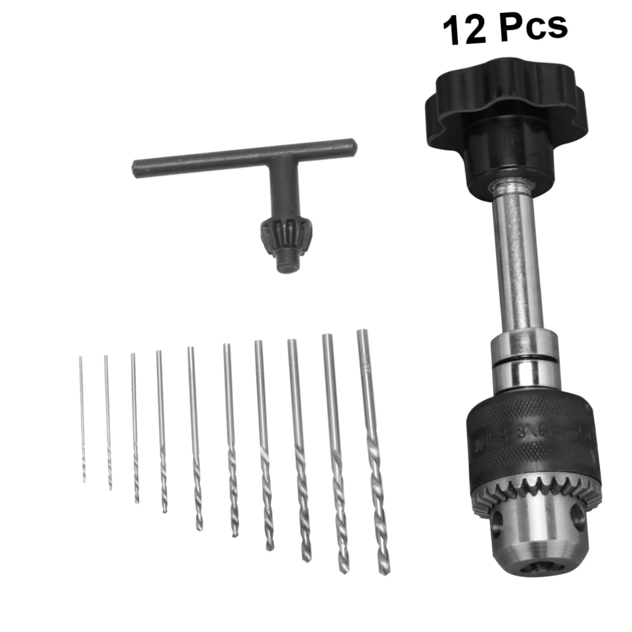 Operitacx 3 Pezzi Set di perforazione fabbricazione trapano a mano attrezzo taglio Forniture consegnato punte per gioielleria fare la produzione di gioielli per trapano Black