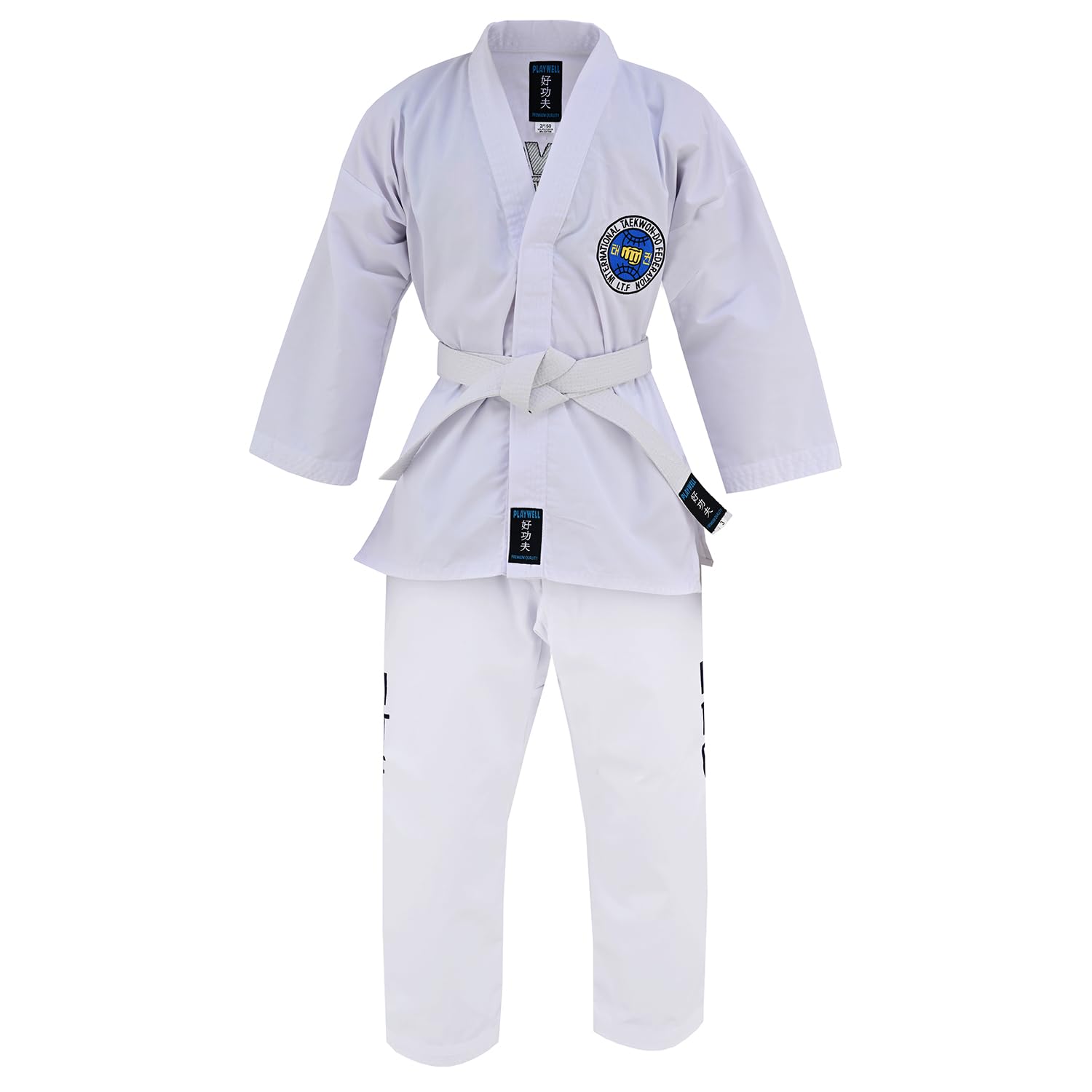 Playwell Martial Arts ITF Taekwondo Student Suit (2/150cm)