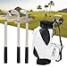 Gavigain Golfs Pen Holder for Men,Mini Golfs Pens Holder Desk Decoration Golfs Accessories Office Desk Decor for Coworkers Golfer Friends Fans (Black White)