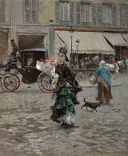Deco murale traverser la rue de Giovann poster format 60x90 pour grand mur