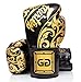 Fairtex X Glory - Guanti da boxe, colore: Nero/Oro, Unisex - Adulto, Nero BGLG2, 10 once, 184 g