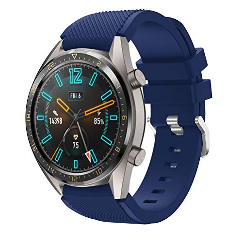 La mejor selección de huawei gt sport los mejores 5. 48 Senter for Watch GT Correa,Quick Release Soft Silicone Sport Replacement Correa Compatible with Huawei Watch GT/Magic Smart Watch