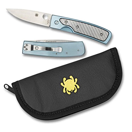Spyderco Memory Titanium Plain Edge Knife