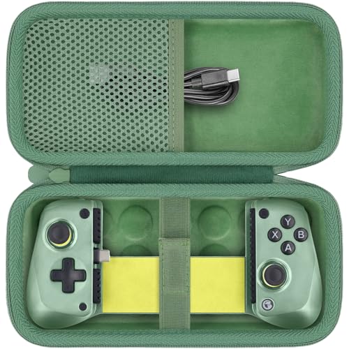 Image of Aenllosi for GameSir X5s /GameSir X5 Lite Mobile Gaming Controller Hard Carrying Case,Phone Controller Organizer, Green (Case Only)