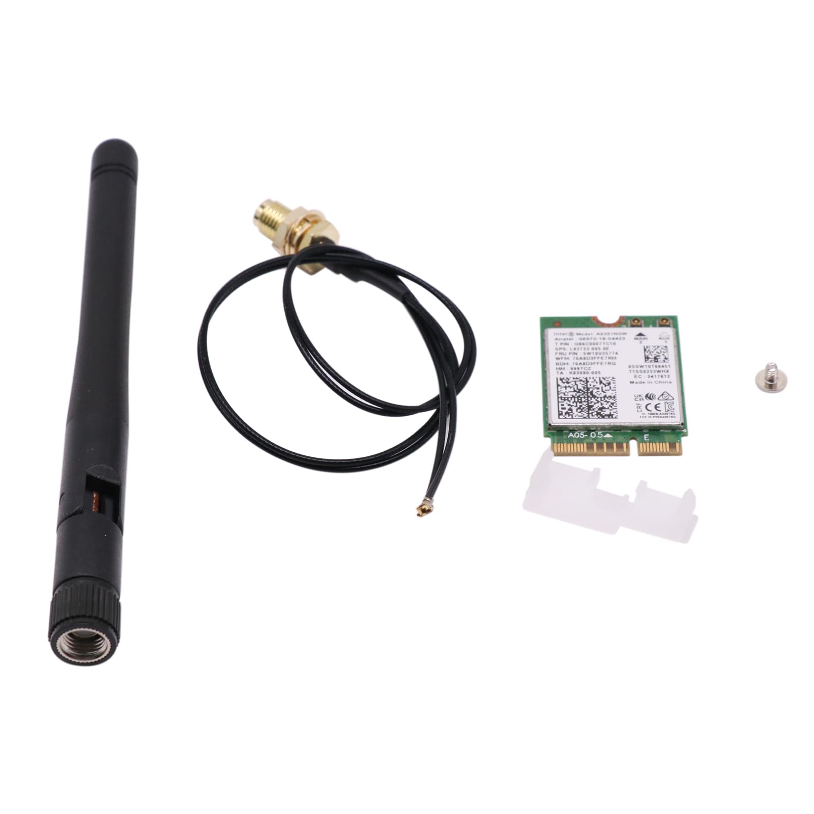 BestParts Kit de cable de antena inalámbrica para tarjeta WiFi de repuesto para HP Elite mini 600 800 G8 G9 DM AX201NGW