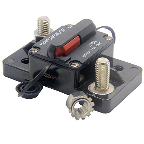 ZOOKOTO 200 Amp Circuit Breaker, Marine Trolling Motors
