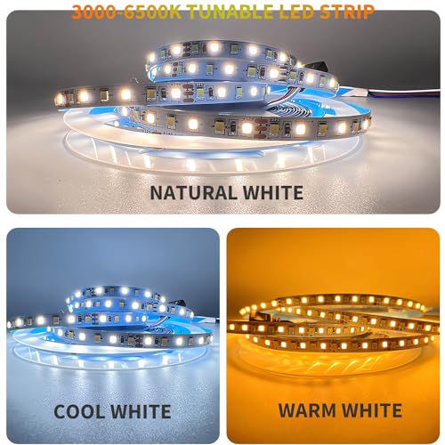 Tira de LED Dimmable 32.8ft Blanco JARBIH miniatura 2
