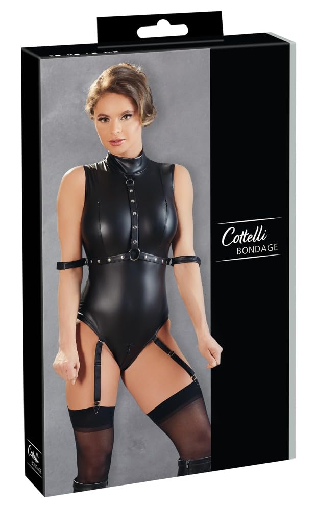 Cottelli Bondage Bodystocking - Black - XL