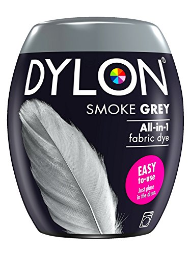 2 x Dylon Fabric Dye Clothes Dye Machine Use 350g Pod - Smoke Grey