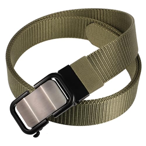Men's Nylon Waist Belt with Design Casual Breathable for Jeans and Outdoor Use Versatile 6