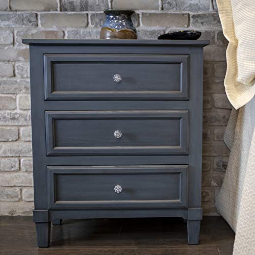 Decor Therapy Beckett 3-Drawer Side Table, 24x12x28, Antique Navy - Image 2