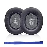 Adhiper E55BT - Almohadillas de repuesto para auriculares inalámbricos Bluetooth JBL E55BT (negro)