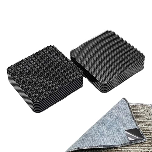 12 PCS Rug Grippers for Carpet Non Slip Rug Pads Reusable Carpet Fixers