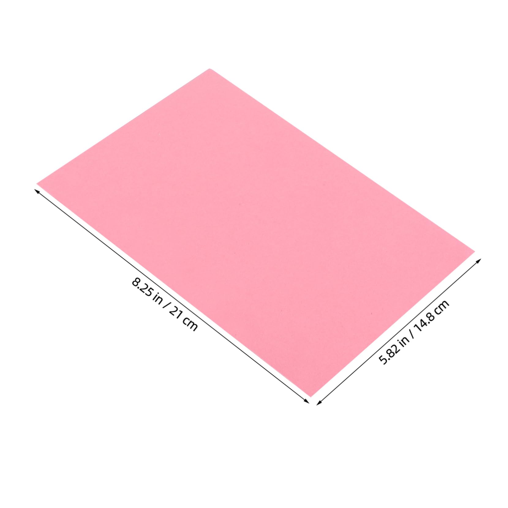 500 Hojas de Papel de Construcción Rosa A5 para Impresión y Manualidades Alta Blancura y Calidad de Impresión, Adecuado para Uso en Hogares y Papelerías