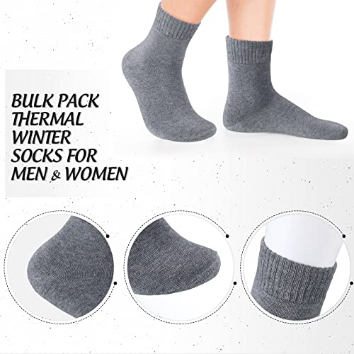 48 Pairs Thermal Warm Thick Winter Socks Bulk Heated Insulated Cold Hiking Boot Socks for Cold Weather3