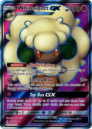 CrystalcommerceWhimsicott GX - 206/214 - Full Art Ultra Rare - Unbroken Bonds